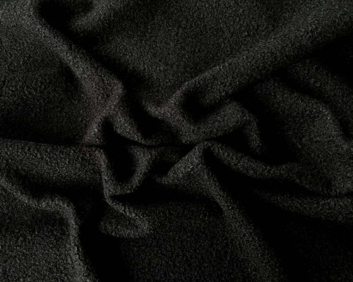 Blue curled fabric Black - 1