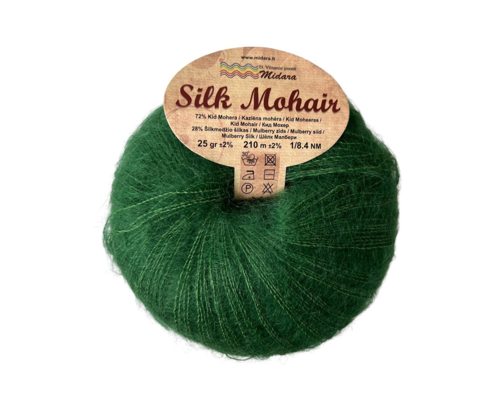 Silk mohair 470 Green - 1