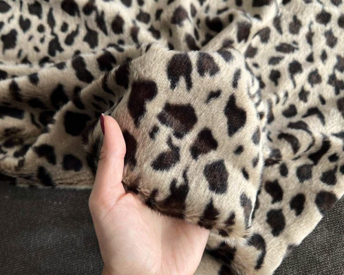 Artificial fur Leopard