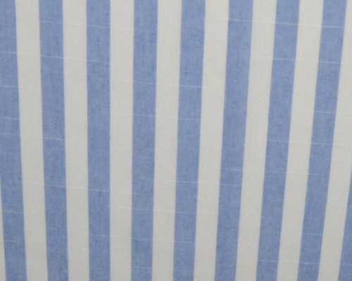 Cotton fabric Blue striped