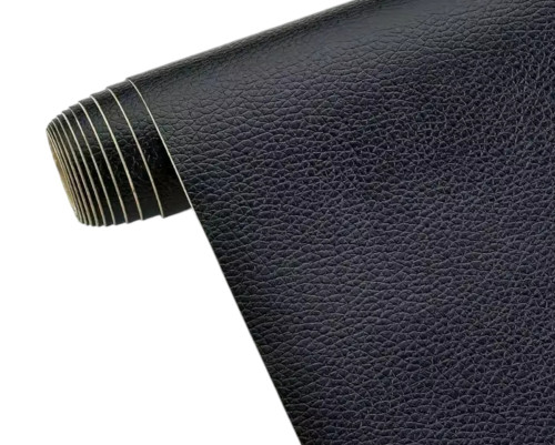 Adhesive leather 30x25cm Black