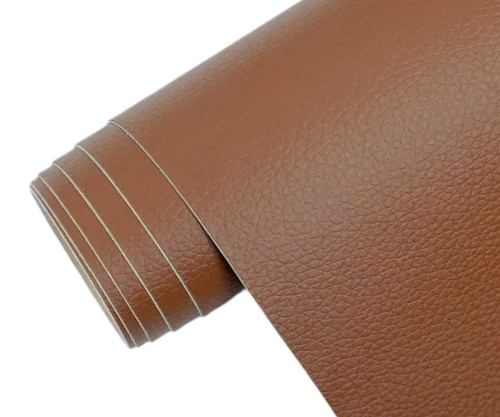 Adhesive leather 30x25cm Brown