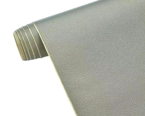 Adhesive leather 30x25cm Grey