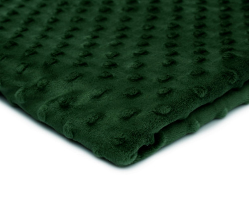 Minky fabric Dark green