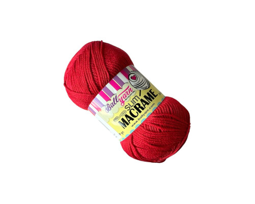 Makrame yarn 100g - 300m Red