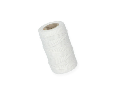 Makrame yarn 2mm 45m White