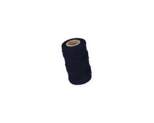 Makrame yarn 2mm 45m Dark blue