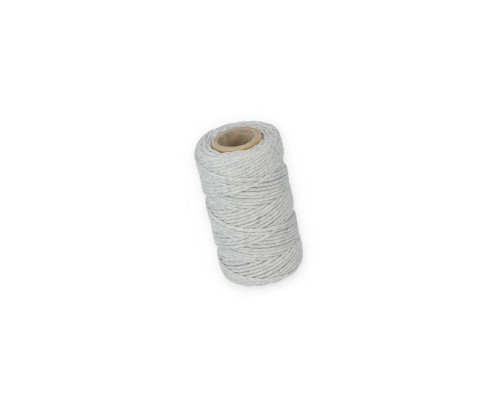 Makrame yarn 2mm 45m Light grey