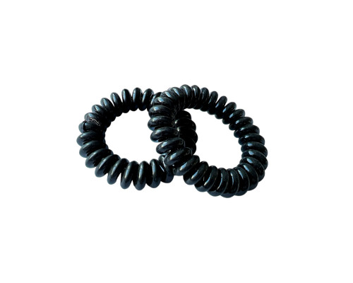 Silicone hair elastic Black