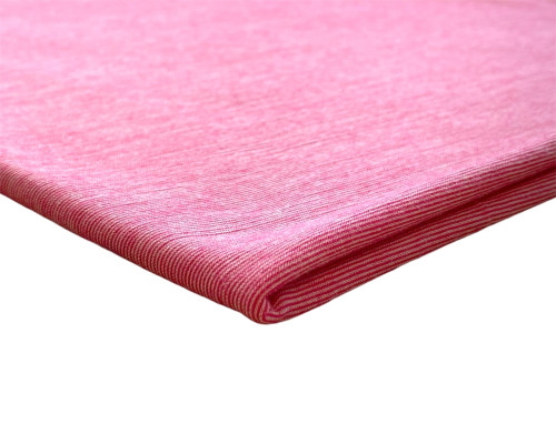 Merino wool knitted fabric Pink melange