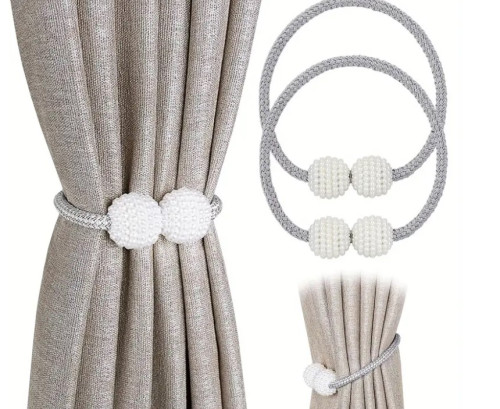 Curtain magnets 2pcs | Grey