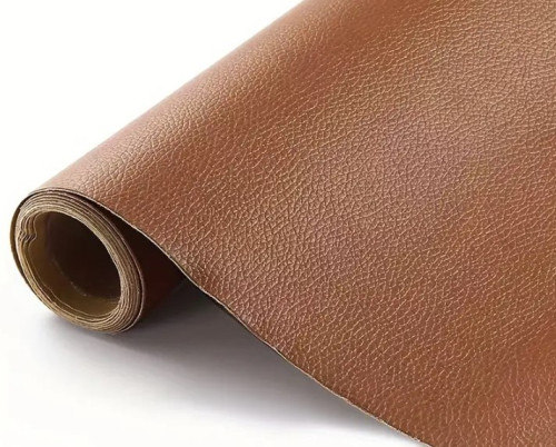 Adhesive Leather Light Brown 50x135cm