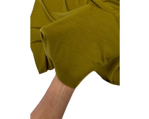 Merino wool knitted fabric Dark olive