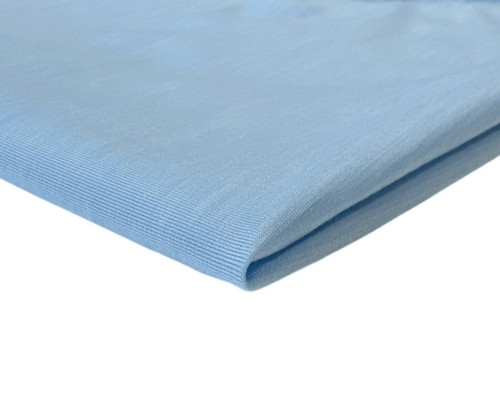 Merino wool knitted fabric Light blue