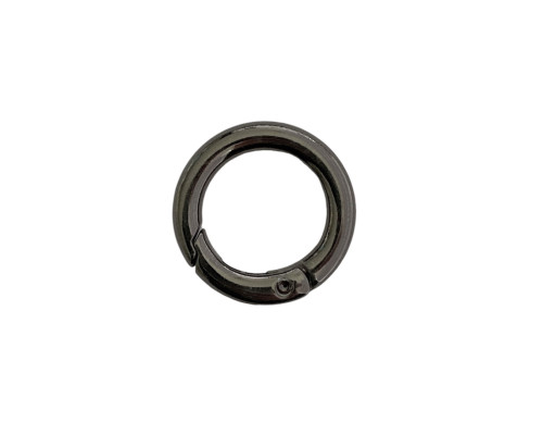 Ring for haberdashery Darkened nickel 24mm 2pcs