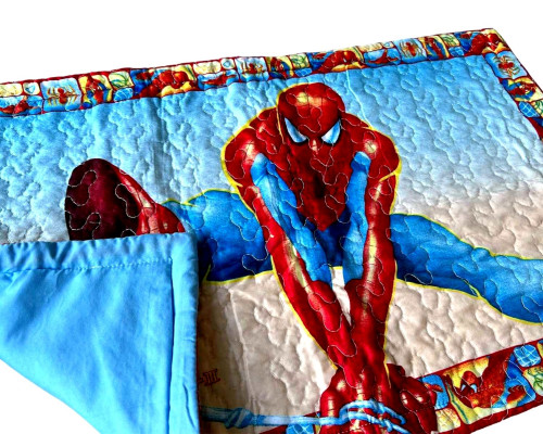 Children's bedspread and pillowcase 150x200cm Spiderman