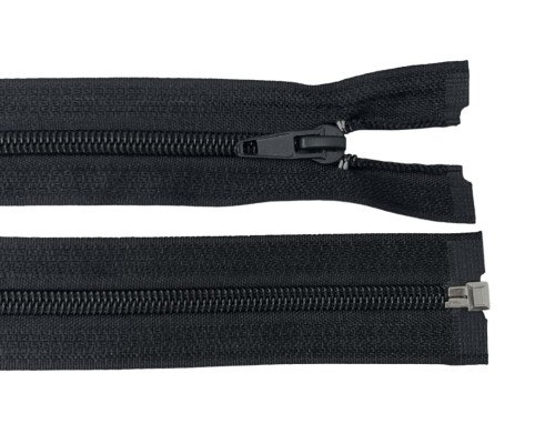Spiral zipper 90cm Black