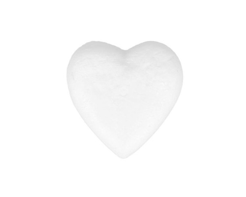 Foam heart 9cm 5pcs.