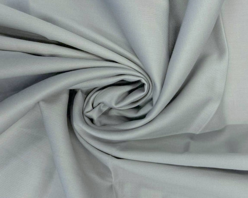 Cotton satin Light grey