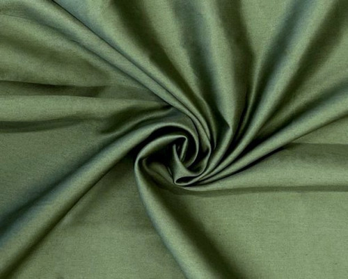 Cotton satin Moss green