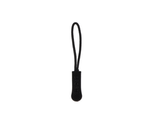 Zipper head pendant Black