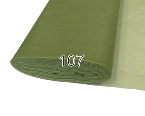 Solid tulle Moss green | 3m width