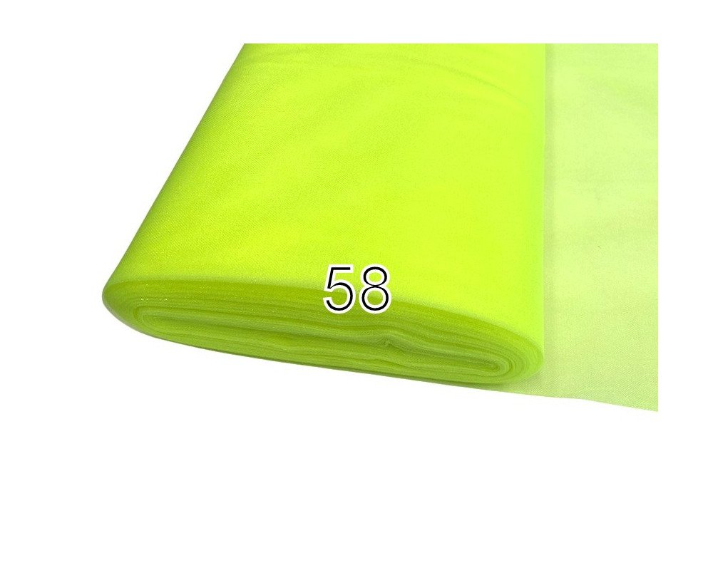 Kietas tiulis Neoninė salotinė | 3m plotis - 1