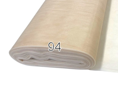 Solid tulle Light beige | 3m width