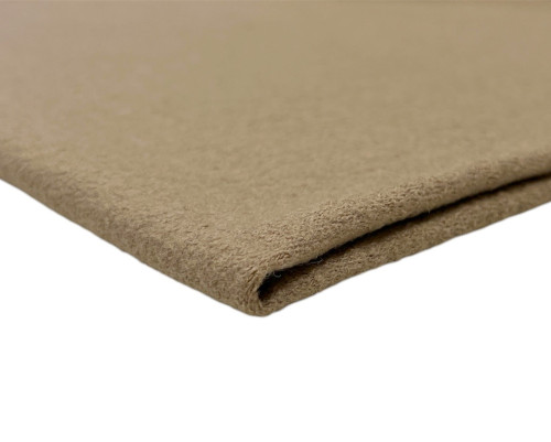 Woollen knitted fabric Sandy "Boiled wool"