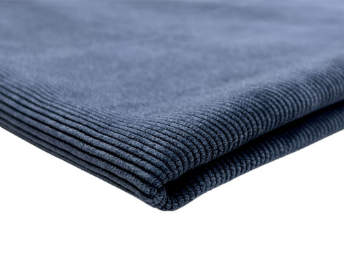 Corduroy with elastane Denim blue