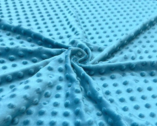 Minky fabric Turquoise