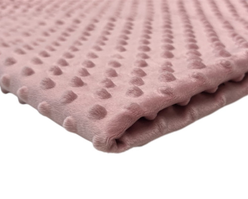 Minky fabric Ash pink