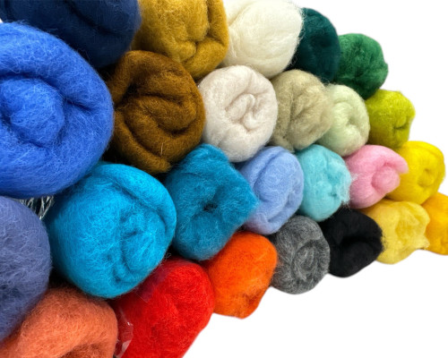 Wool for felting 25gr Premium