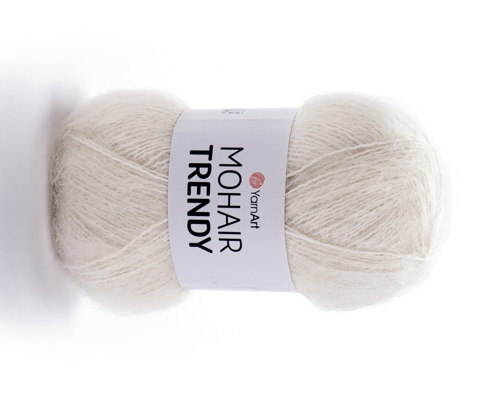 YarnArt Mohair Trendy 1003 Ekru - 1