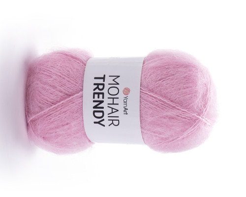 YarnArt Mohair Trendy 127 Pink