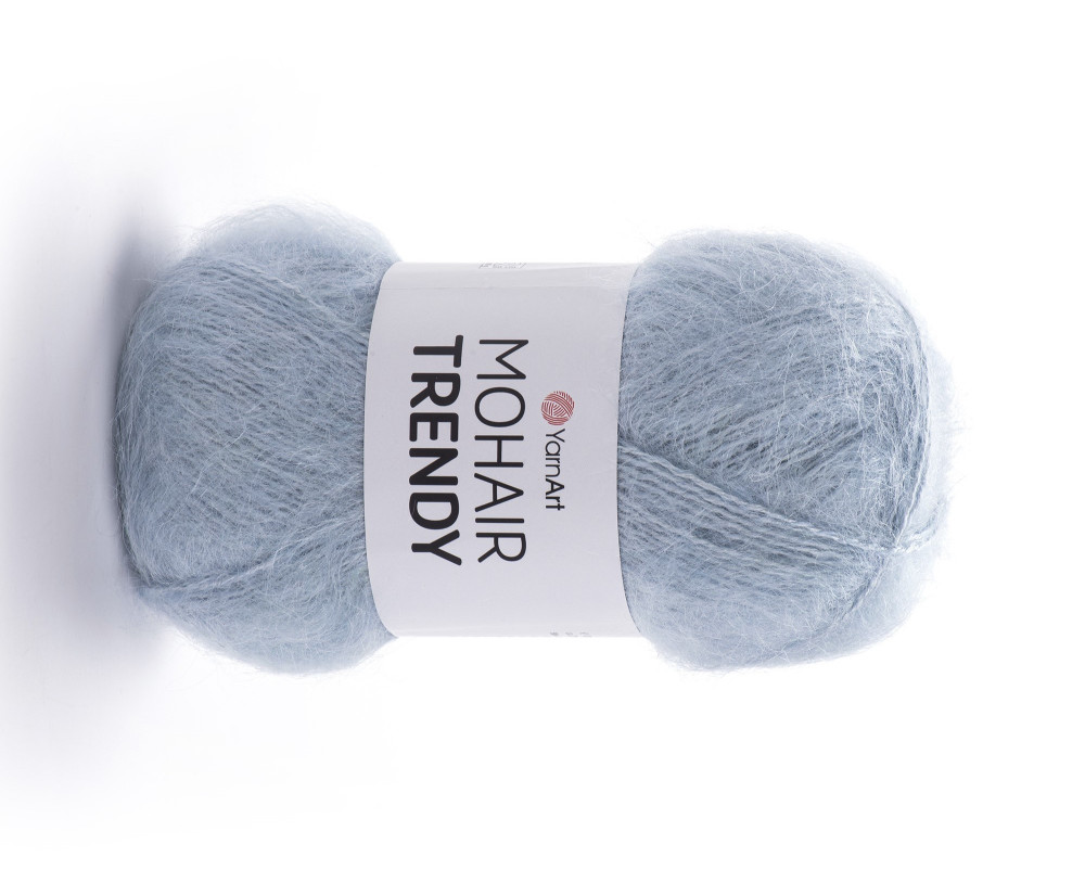 YarnArt Mohair Trendy 107 Pilka - 1