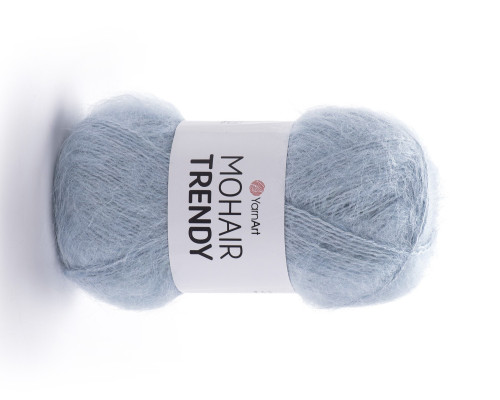 YarnArt Mohair Trendy 107 Pilka - 1