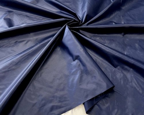 Neperšlampamas audinys Tamsiai mėlynas Blizgus - 2