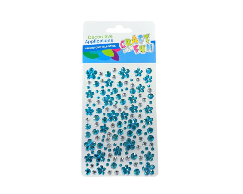 Adhesive crystals Flowers | 2 colours