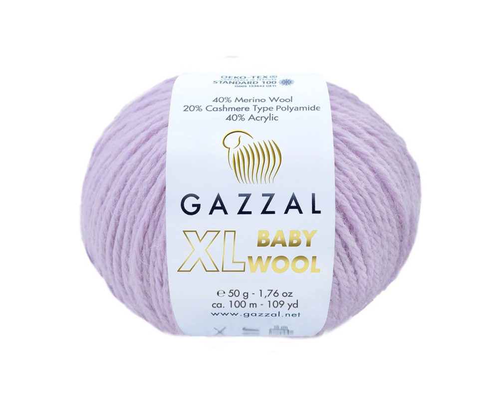 Gazzal XL Baby Wool 823 Alyvinė - 1