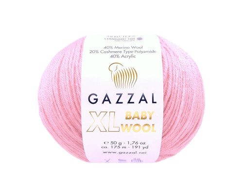 Gazzal XL Baby Wool 828Rožinė - 1