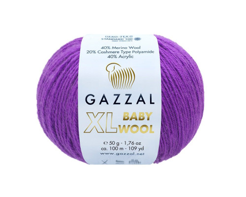 Gazzal XL Baby Wool 815 Violetinė - 1