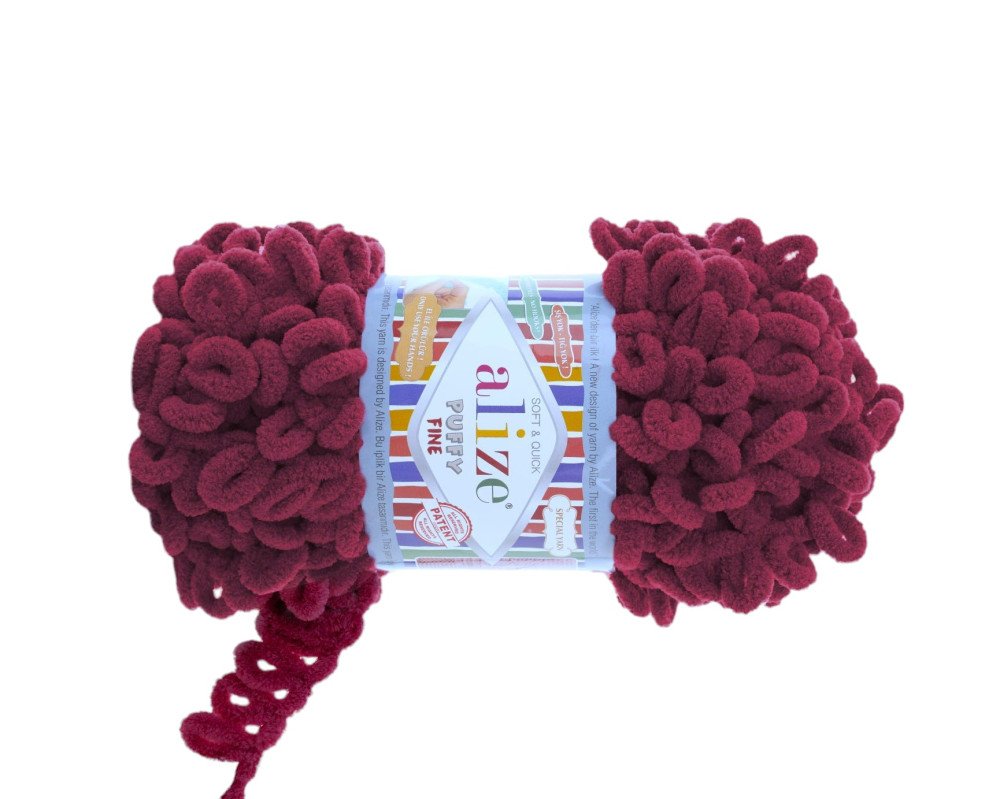 Alize puffy fine 107 Bordo - 1