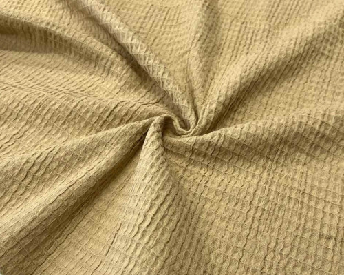 Waffle fabric Sand