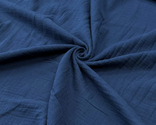 Muslin Dark blue