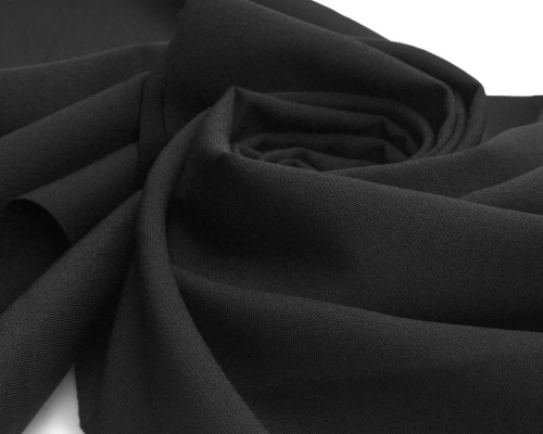 Bi-Stretch fabric with elastane Black