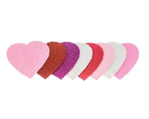 Širdelės dekoracijoms 10cm - 1