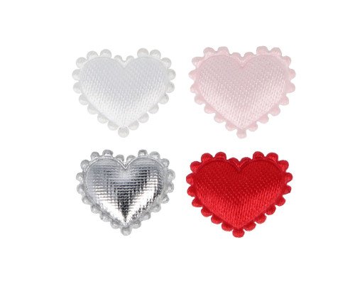 Hearts for decorations 15mm | 4 colours