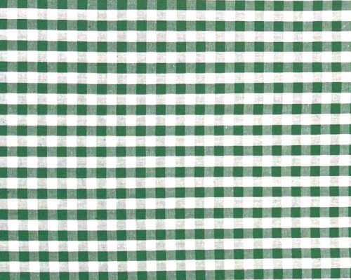 Poplin audinys Žali langeliai - 3