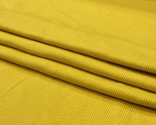 RIB knitted fabric Yellow
